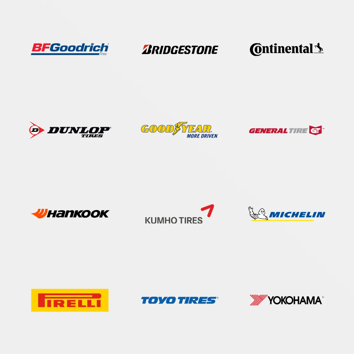 Choose from the biggest brands